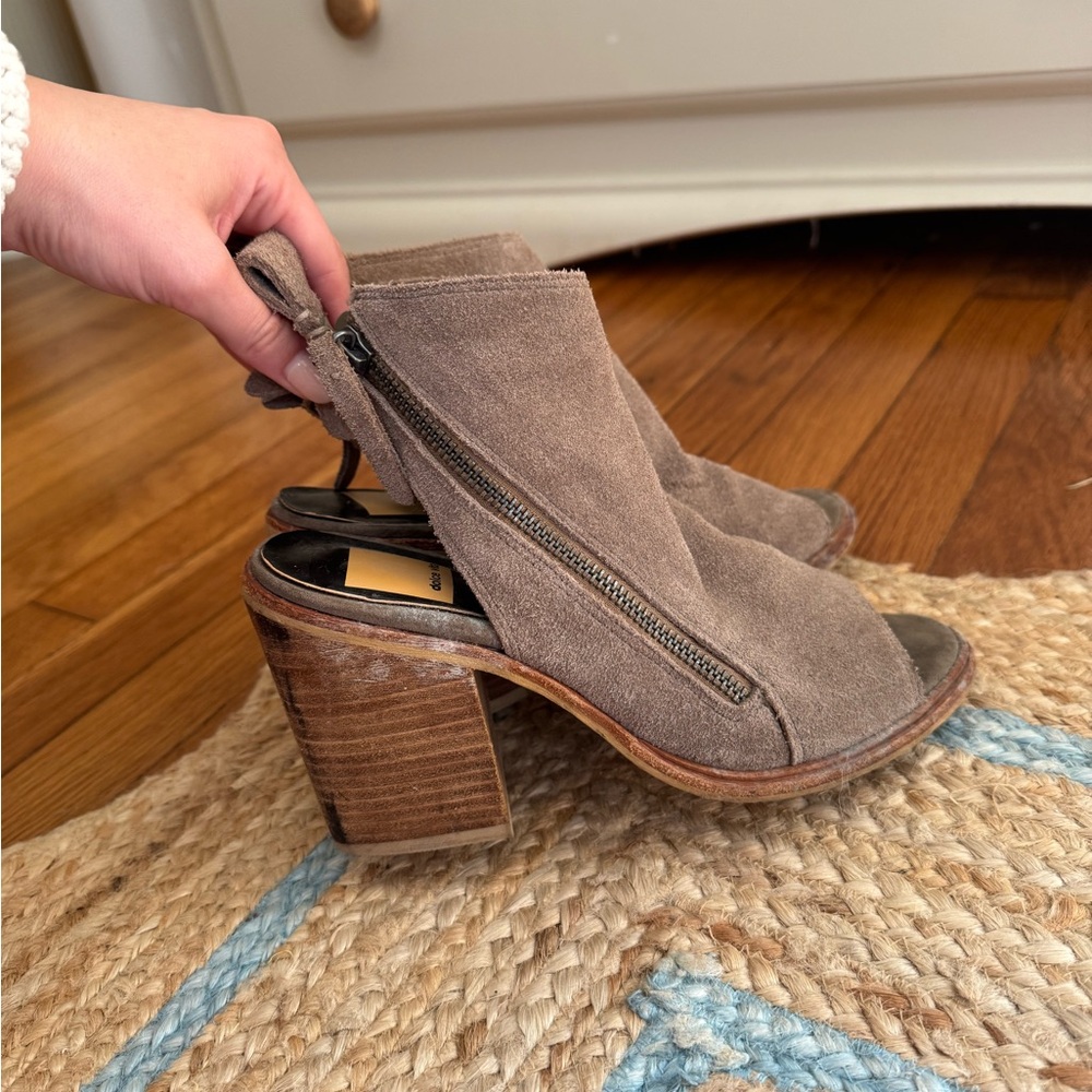 Dolce vita Brown/green Suede Women's Heeled Sandals